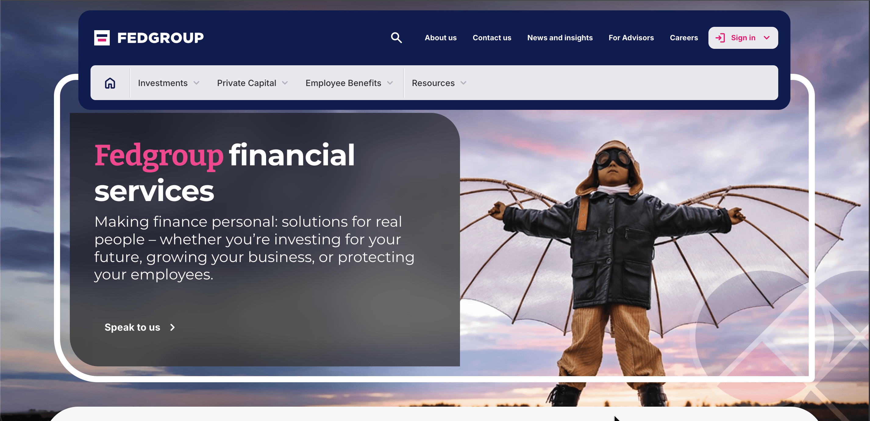 Fedgroup — homepage